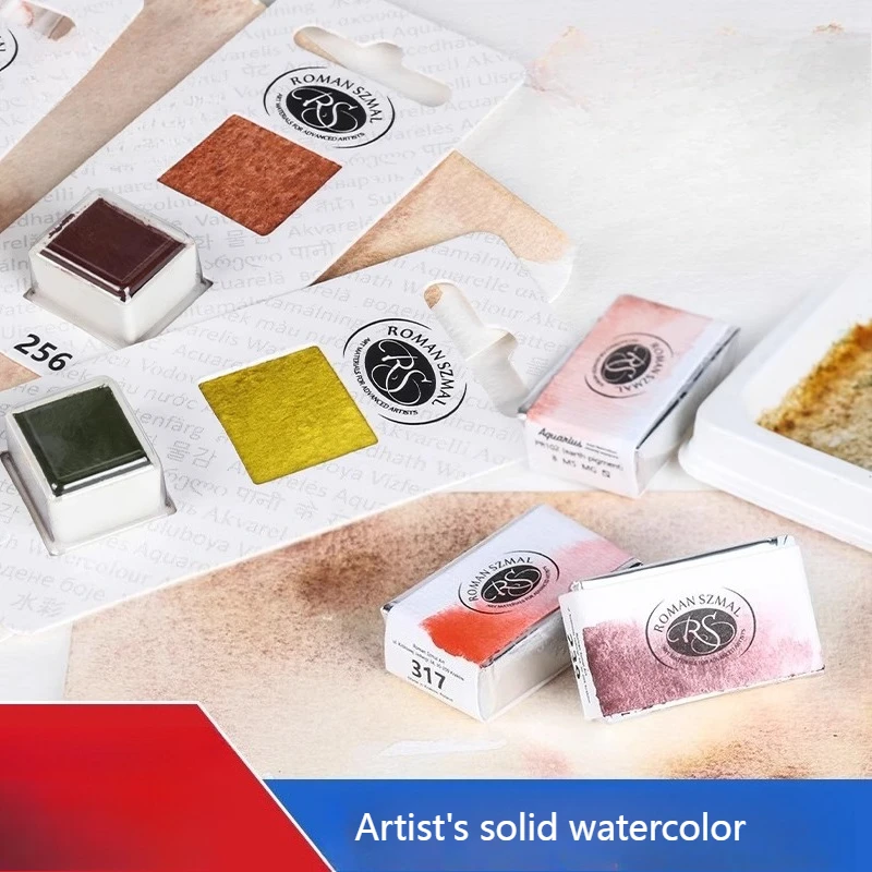 Polishing Master-level Watercolor Pigments Replace Single Solid Watercolor Pigments Substitute for Single Blocks/easy Color