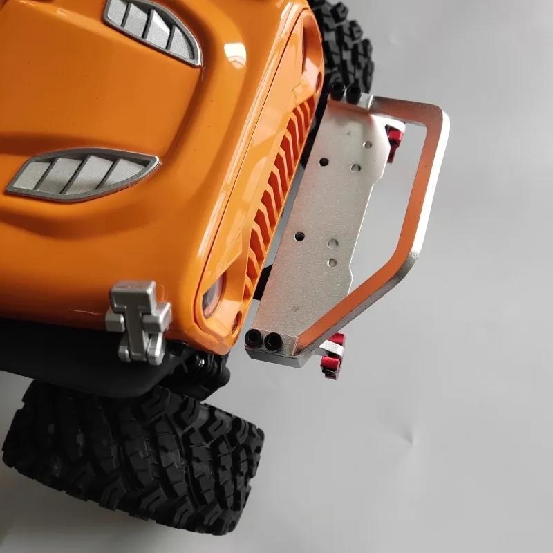 Rc carro de metal alumínio amortecedor dianteiro base suporte guincho atualizado e modificado acessórios para mjx h12y 1/12 rc rock crawler carro