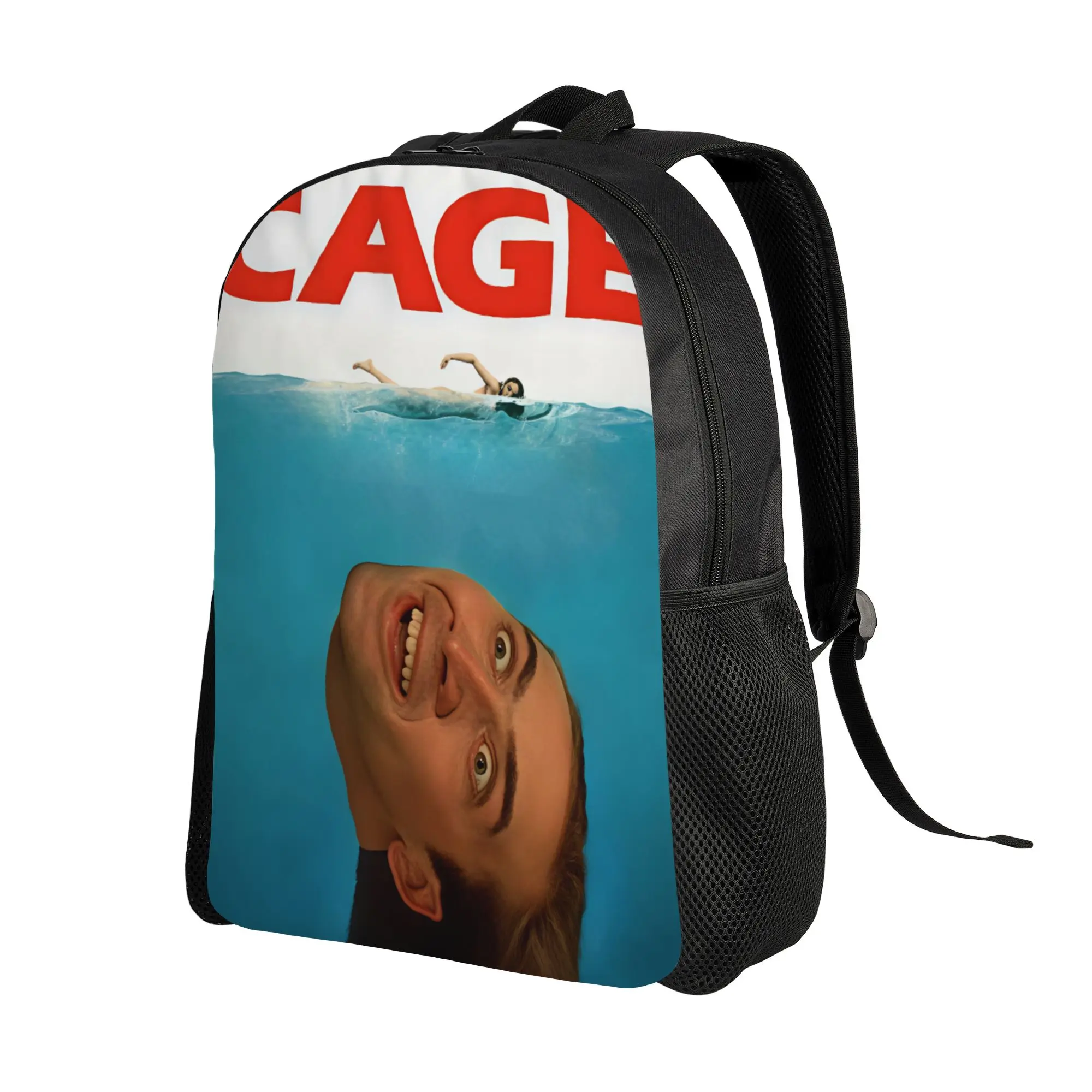Nicolas Cage meme Backpack  Stylish Backpacks Boy Daily Durable School Bags High Quality Rucksack