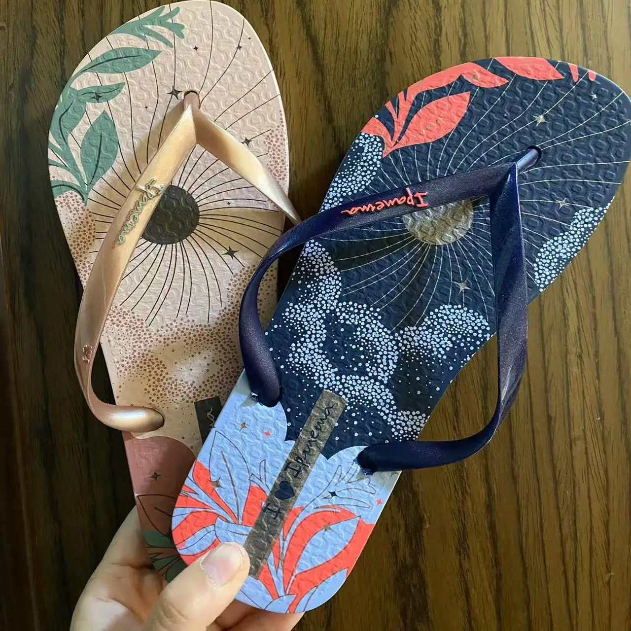 Sandalias Ipanema para Mujer, Antideslizantes, de Playa, Chanclas Casus de Goma, con Mayor idad, Tacón Plano, Color S...