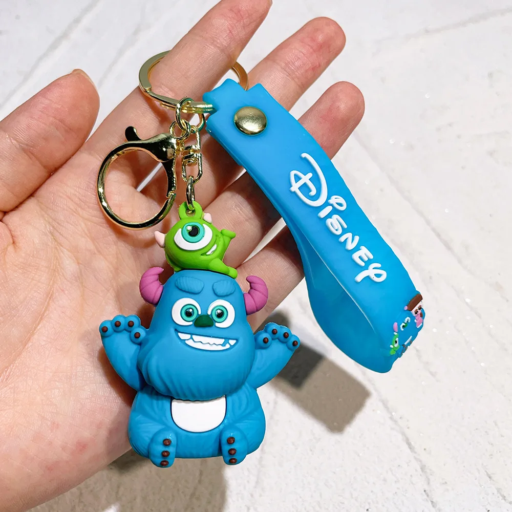 Disney Monsters University Figuur Sleutelhanger Anime Monsters Inc. Leuke 3D pop schooltas hanger ornamenten speelgoed cadeau voor kinderen