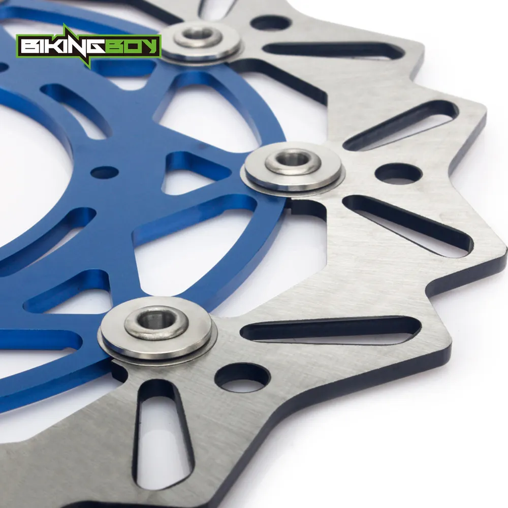 BIKINGBOY For Yamaha YZ250F YZ450F 08 09 10 11 12 13 14 15 Oversize 320mm Front Brake Disc Disk Rotor Bracket YZF 250 YZ-F 450