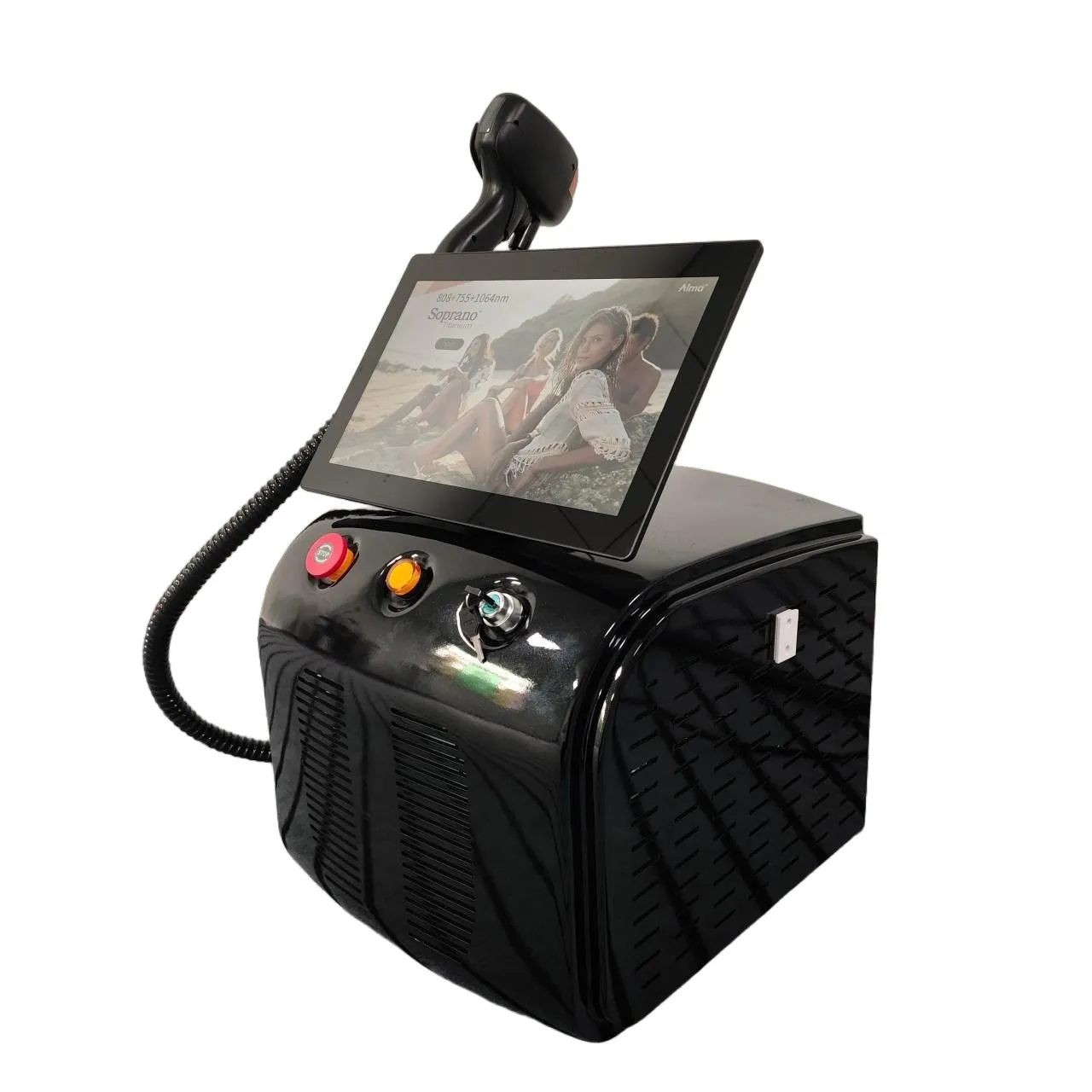 Diode Laser Hair Removal Device - GentleMax™ Tech Cryo-Cooled Permanent Reduction Pain-Free Home Appliance Upgrade