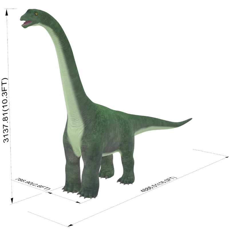 Disfraz inflable de dragón de cuello largo, modelo de dinosaurio, mascota inflable gigante