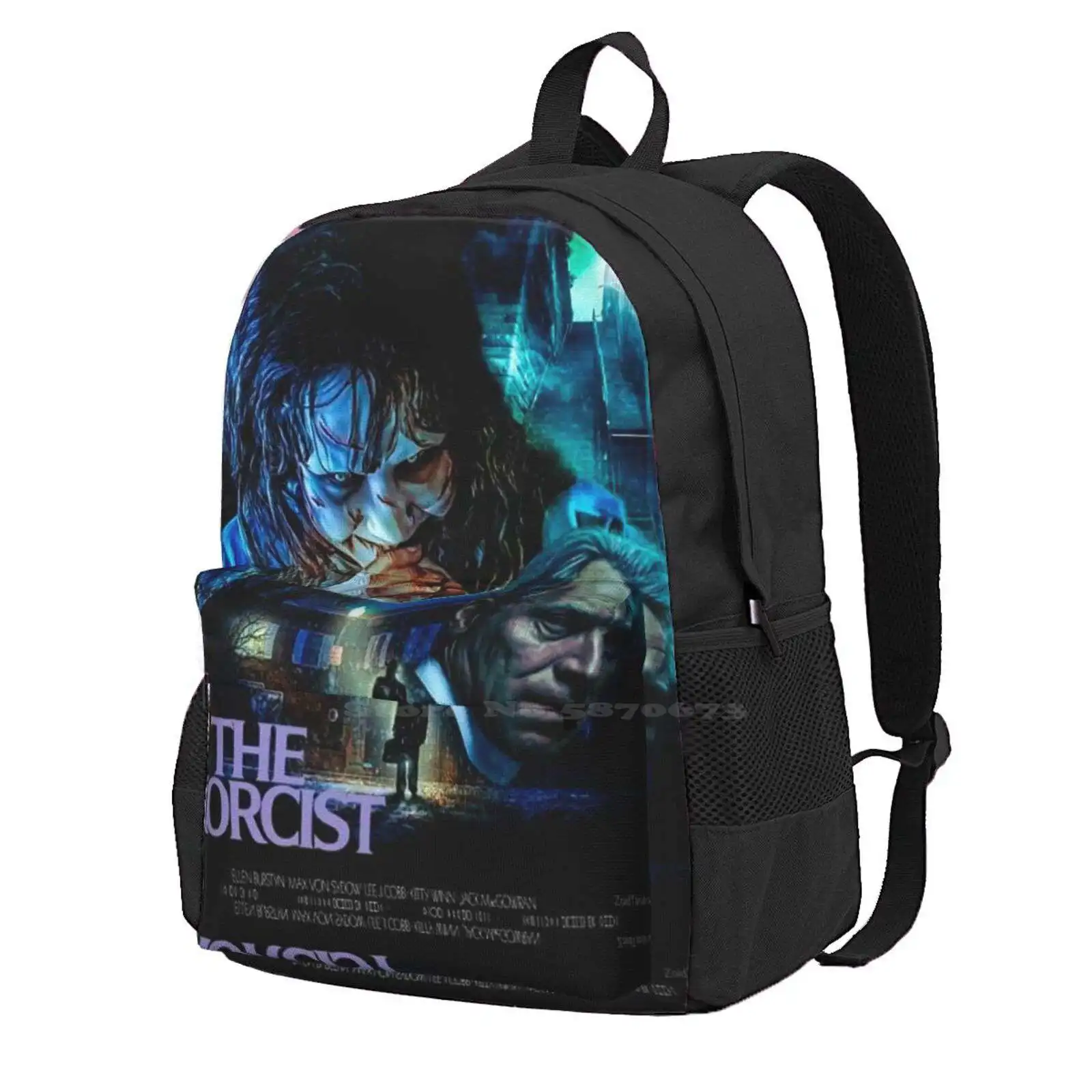 Horror klassischen Film Geschenke Tasche Rucksack für Männer Frauen Mädchen Teenager Linda Blair der Exorzist 1973