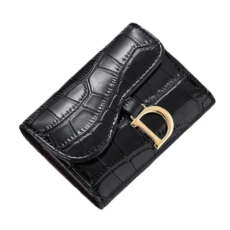 Frauen kurze Brieftasche kleine Mode Luxusmarke Leder Geldbörse Damen Karten tasche für Frauen Clutch weibliche Geldbörse Geld klammer Brieftasche