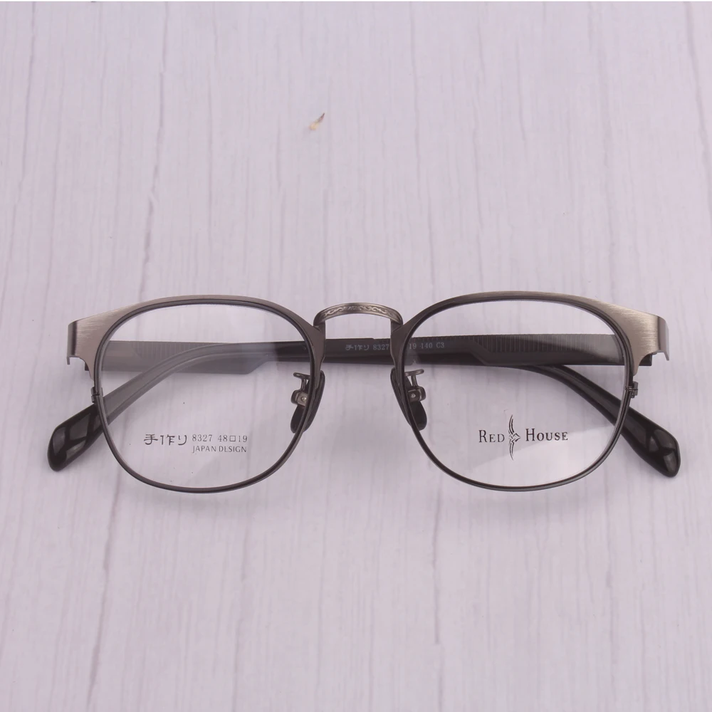 

Vintage Round Metal glasses for woman Minimalist Retro Style Lightweight eyeglasses Men Unisex Daily Spectacle Anti-Slip Nose