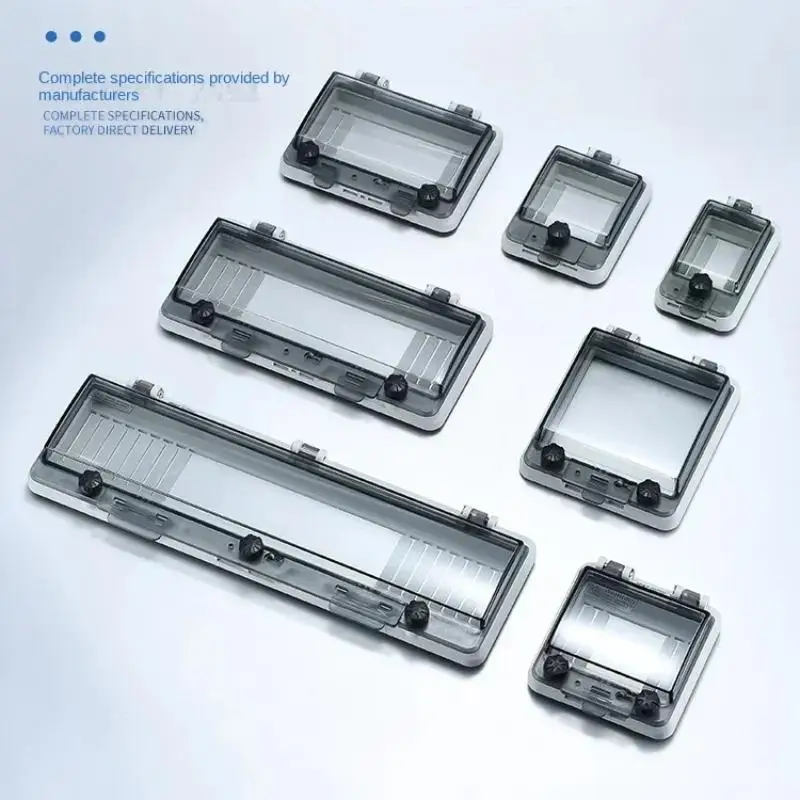 IP67 Window Switch Transparent Protective Window Cover Distribution Box Window Hood Circuit Breaker Transparent Waterproof Box