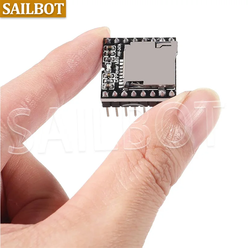 1-10PCS DFPlayer Mini MP3 Player Module V3.0 16P TF Card U Disk DF Player Audio Voice Module Board — zdjęcie produktu 5