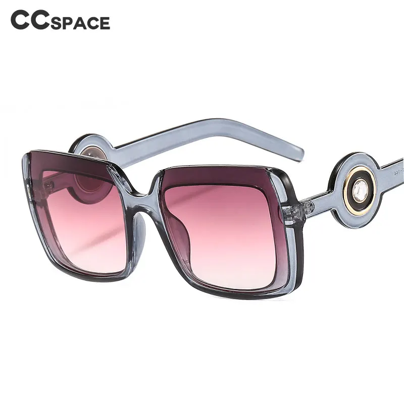 46529 Square Cat Eye Diamond Luxury Sunglasses Men Women Fashion Shades UV400 Vintage Glasses