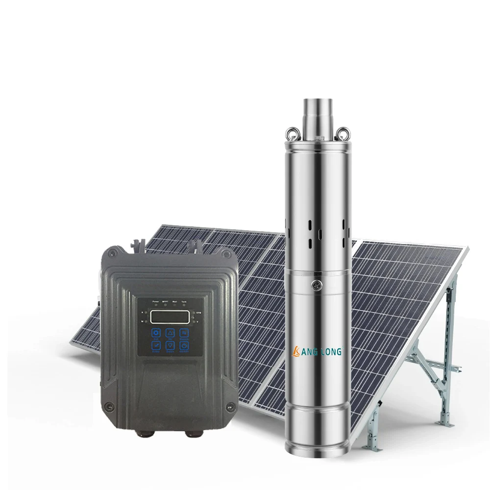 Dc 48v 1hp Submersible Solar Powered Water Pump Complete Set Irrigation Water Pump For Agriculture
