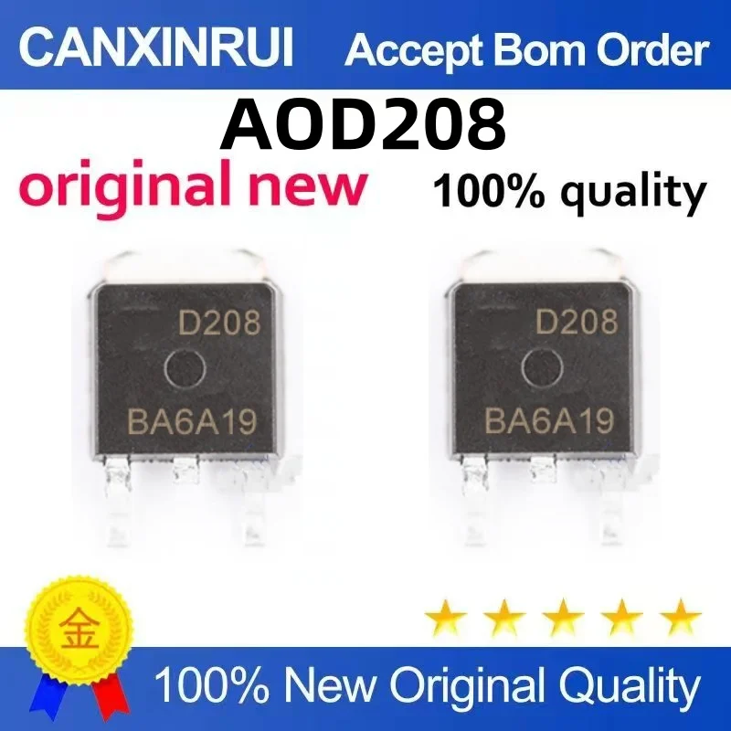 (10-300 peças) AOD208 D208 TO-252 Novo leilão local imediatamente