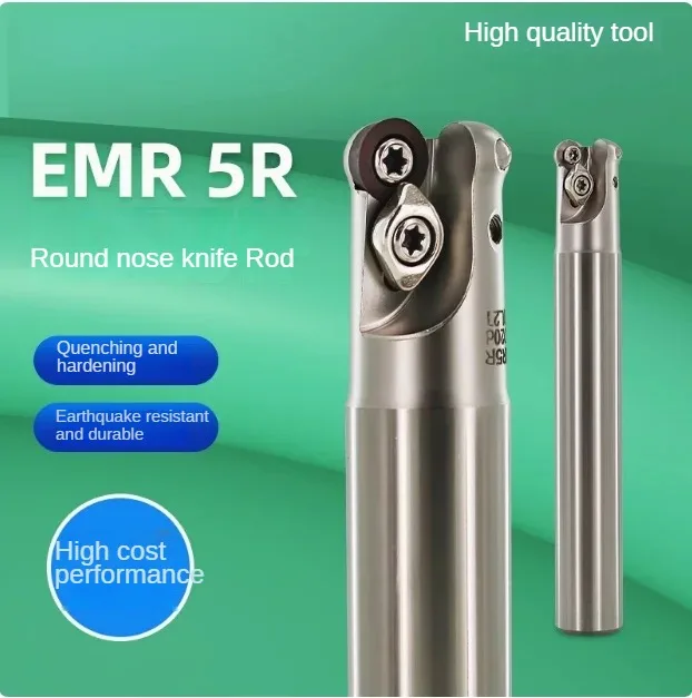 

EMR Round nose milling cutter Rod CNC Circular arc milling cutter bar Anti seismic cutter bar install RPMW1003 φ26-40
