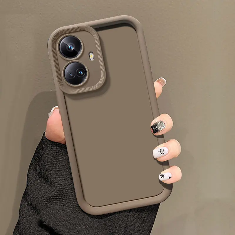 For Realme 10 Pro + Case Realme 10 Pro Plus Realme10 Pro Realme 10 Phone Case Realme 10 4G 5G White Shell pattern Silicone Cover
