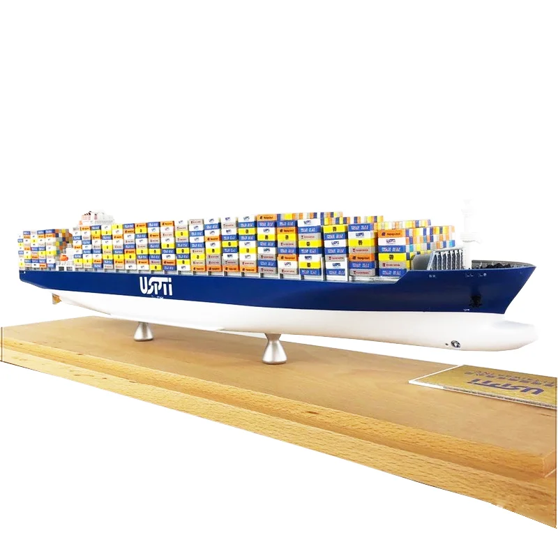 1/500 65cm USPTI Ship Model Making Container Ship Model Simulation Custom Ship Model Gift Ship Office Decoration