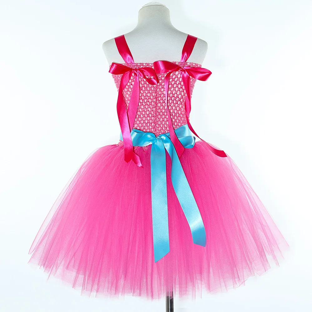 

Girls Super Kitties Tutu Dress Costume Halloween Cartoon Cat Costumes Girl Carnival Party Perform Princess Dress Up Clothes
