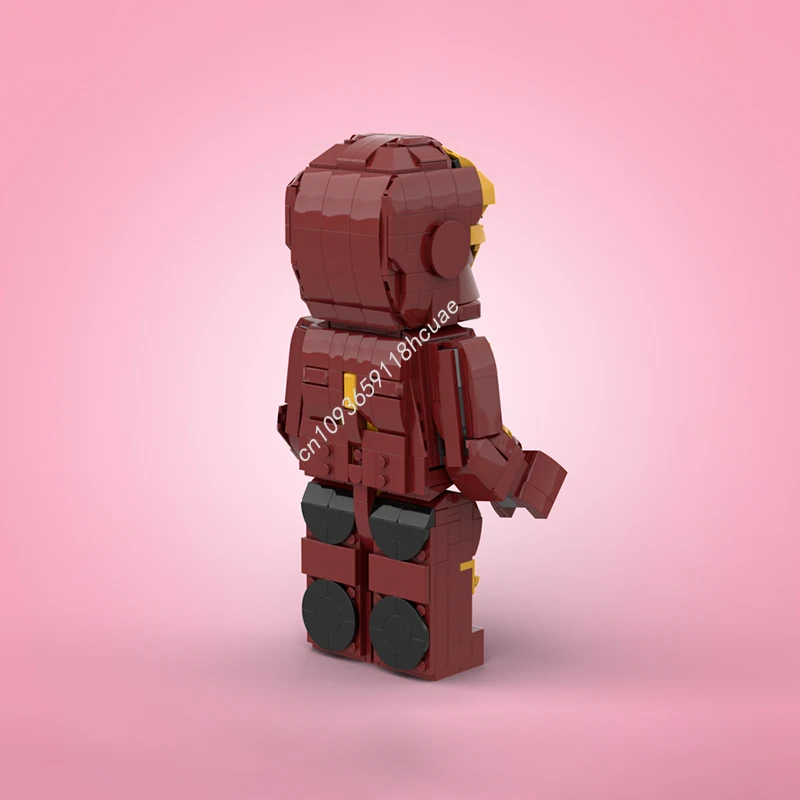 789 個 MOC アイアンヒーローアップスケールミニフィギュアビルディングブロックティーンエイジャークリスマスおもちゃギフト大人コレクター子供のモデル