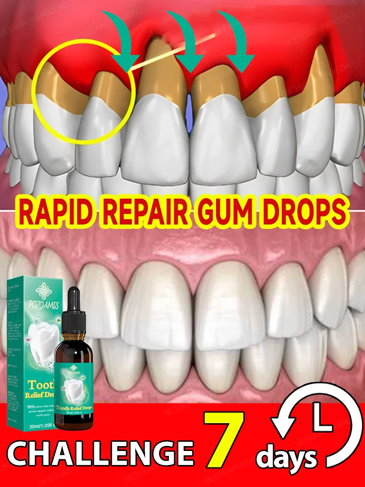 

Quickly relieve toothache, repair damaged gums, and have healthy gum drops