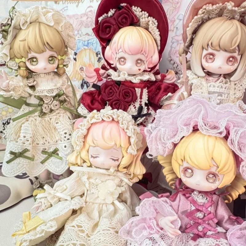 정품 1/12 Mjd Kiseki 빈티지 보물 시리즈 블라인드 박스 Bjd 액션 애니메이션 피규어 장난감 장식 소녀의 생일 선물 ﻿