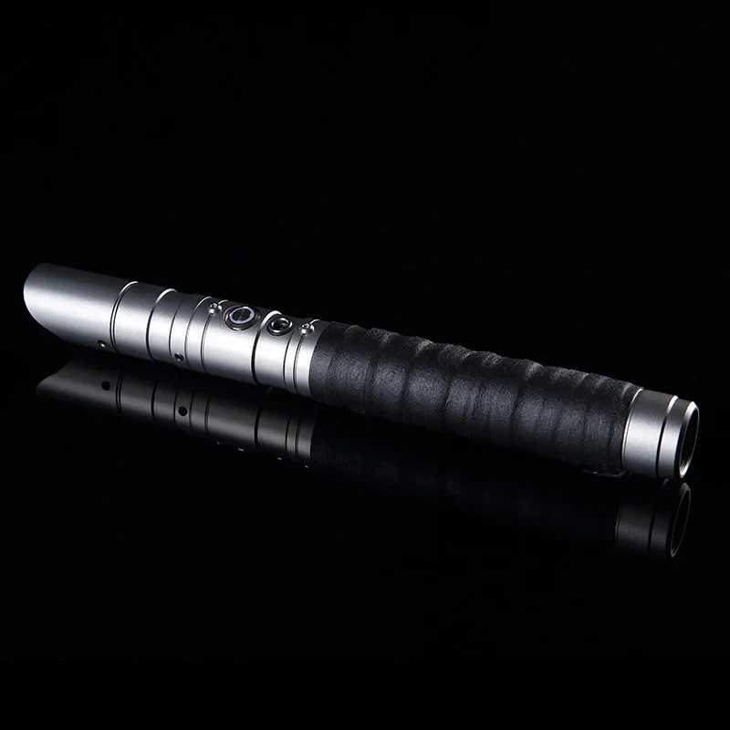 Metal Lightsaber RGB Laser Light Saber Sabre De Luz Sword Kpop Lightstick Rave Flashing Weapon Toys 7 Colors FX FOC Blaster