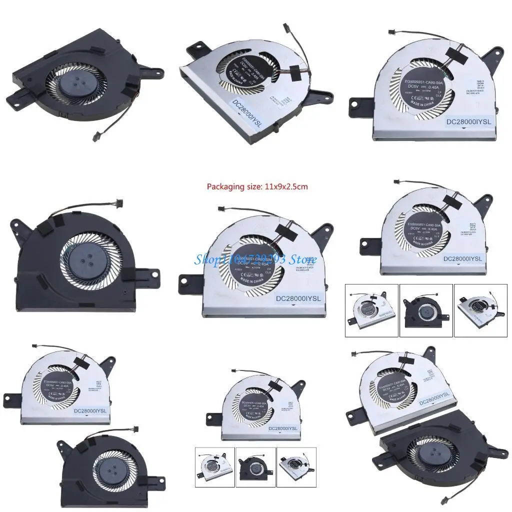 

Y2GD Replacement Laptop Cooling Fan 5V 0.4A 4wires Radiator for Dell 5580