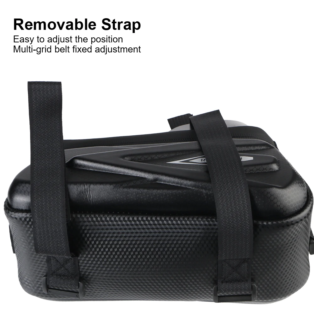 Universal Large Capacity Bike Accessories Waterproof Cycling Top Tube Front Frame Bag Bicycle Hard Shell Phone Bag 7.28 inch