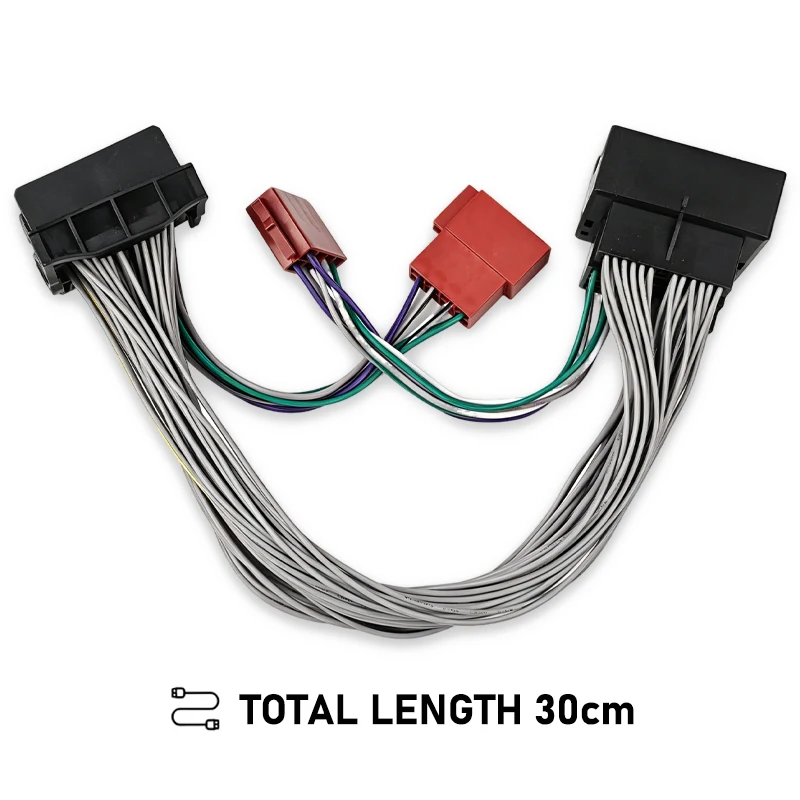 PHYEE MQB Quadlock 52-Pin T-Harness Adapterkabel für VW Golf 7 Passat B8 Octavia MIB Autoradio DSP Verstärker Ohne Schneiden Verlängerungskabel – Detail 7