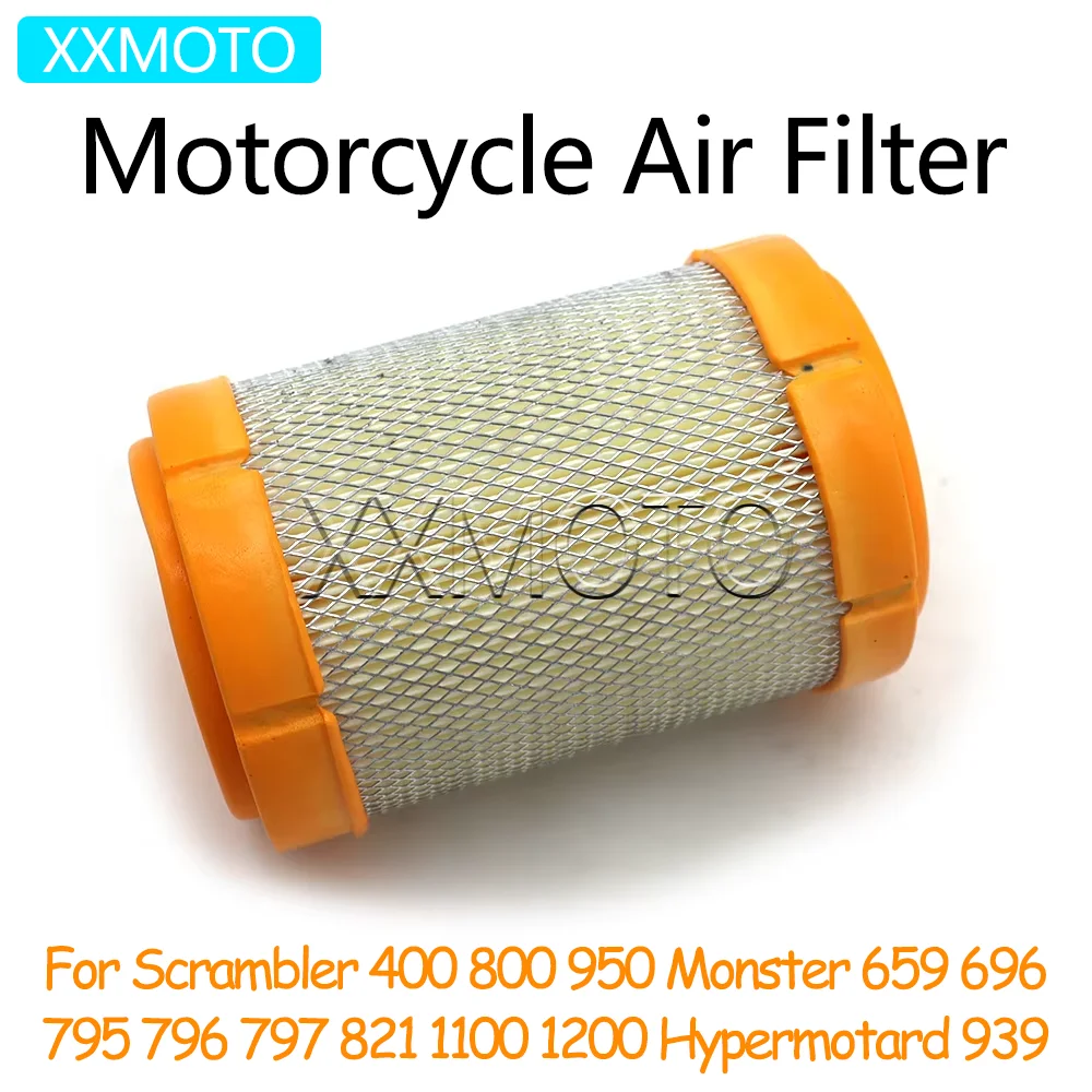 

For Ducati Scrambler 400 800 950 Monster 659 696 795 796 797 821 1100 1200 939 Hypermotard Motorcycle Air Filter Intake Cleaner