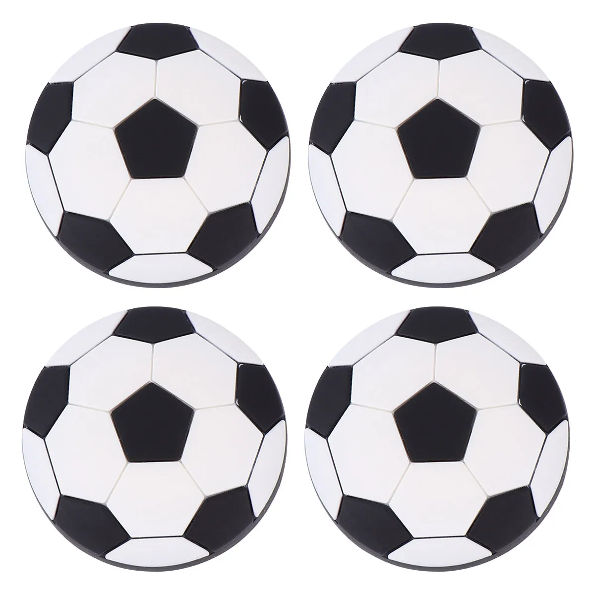 

4Pcs Round Scratch Proof Football Cabinet Handle Drawer Pull Handle Wardrobe Door Knob Modern Chic Home Office