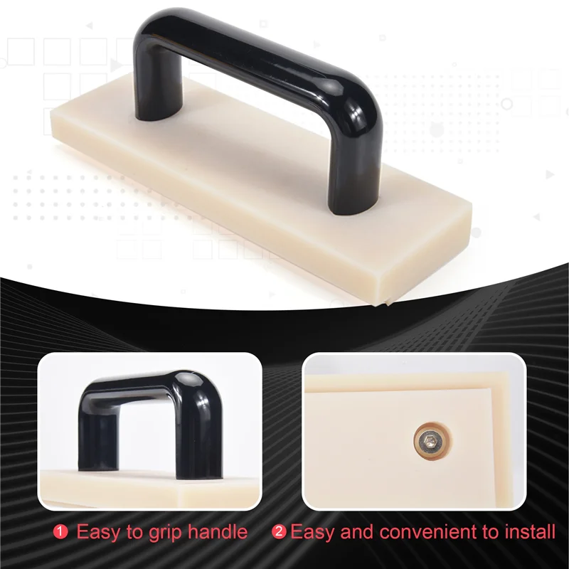 Abgr-bloco de rosqueamento para piso de prancha de vinil instalar bloco de rosqueamento de piso com alça grande alongar ferramentas de piso