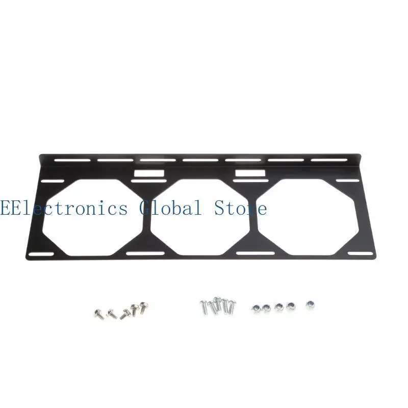 462B Space saving Fan Holder for 12cm 24cm 36cm Fan Maximizes Air Circulation in