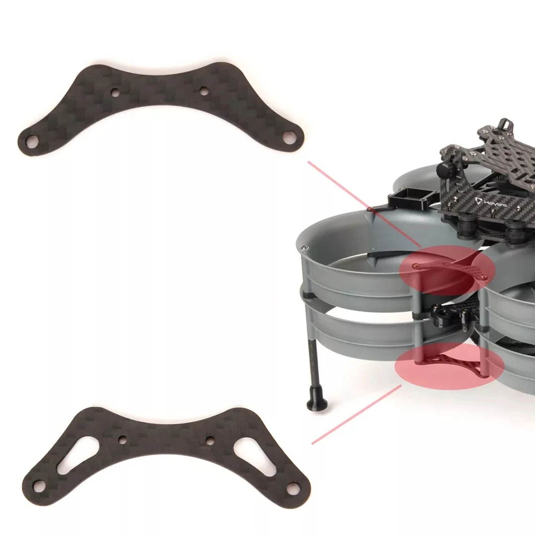 Holybro Kopis X8 Cinelifter 5"5inch Caged/Ducted Spare Parts Top/Bottom Plate Carbon Fiber Cage 5055S-3 Propeller