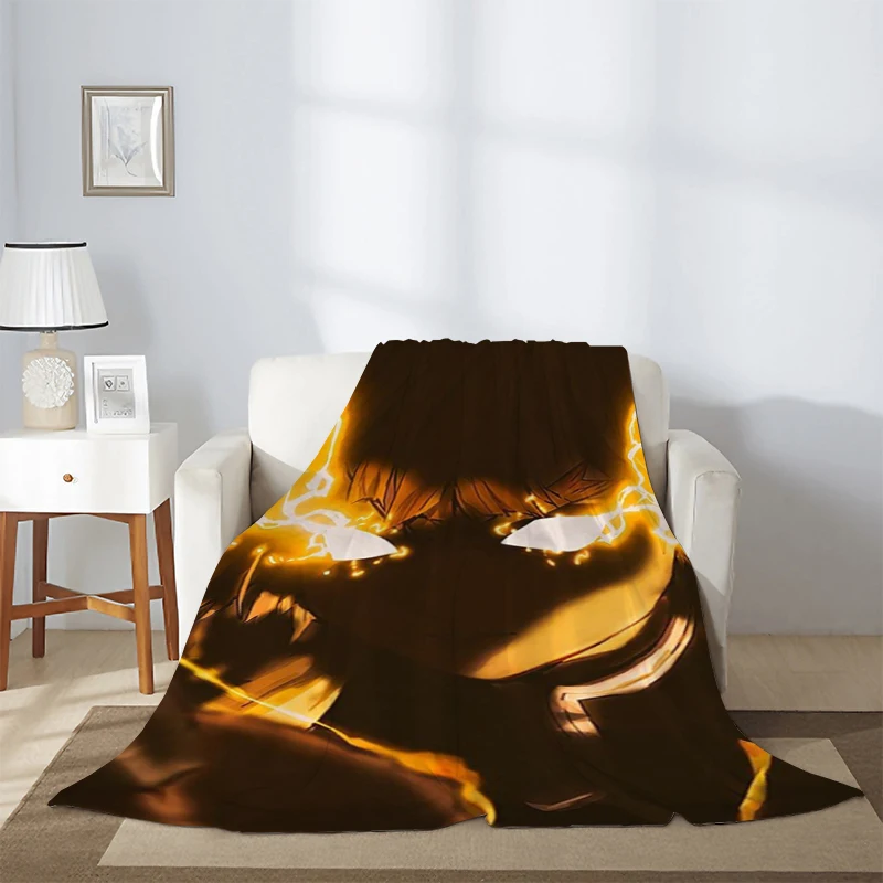 

Sofa Blankets for Bed Popular Japanese Anime Demon Slayer Decorative Sofa Blanket Fluffy Soft Blankets & Throws Furry Throw Home