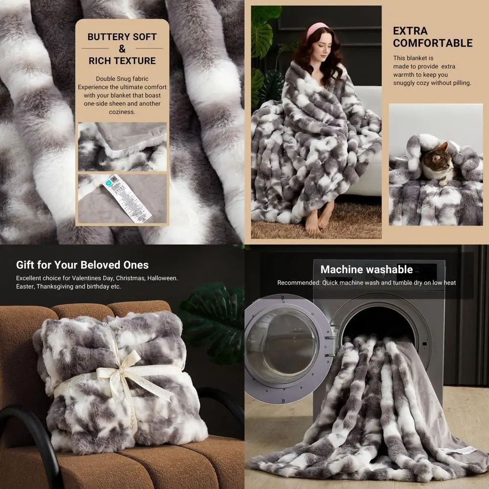 

Уютное серое одеяло из искусственного меха Tie Dye, 60x80, плюшевое покрывало для дивана-кровати, декор для гостиной, мягкий подарок для мужчин и женщин