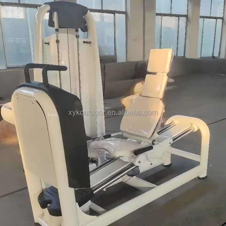 Commercial Gym Fitness Equipment Strength Training 45 Degree Leg Press Hack Squat Machine Steel Design for Gym