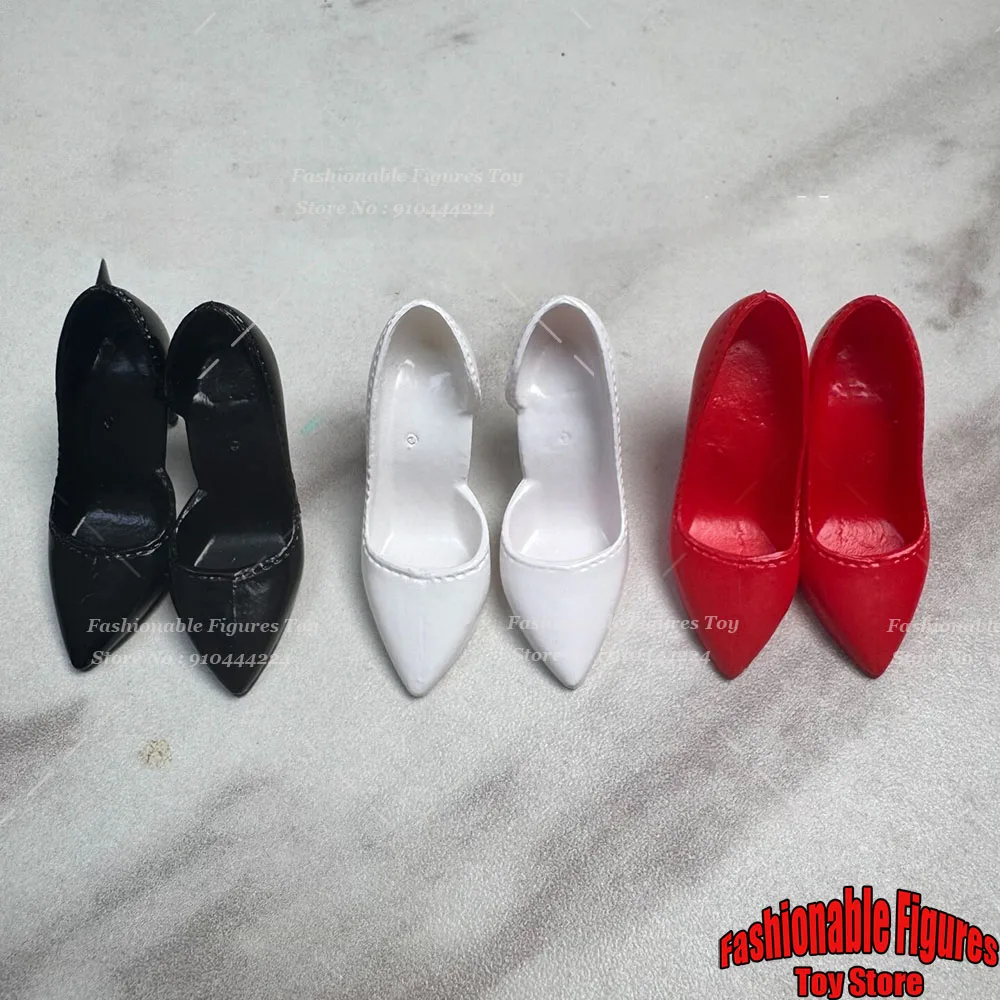 

1/6 Scale Female Soldier Shoes Fashion Pointed Heeled High Heels Model Accessories 12Inch Action Figure Body Dolls