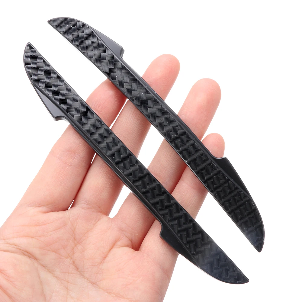 New 4PCS Protective Strip Car Side Door Edge Protector  Scrape Guard Bumper Guards Handle Cover 3D Sticker Car Styling Emblem