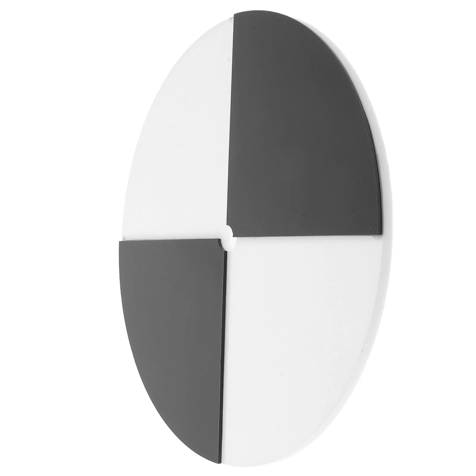 Secchi Disk Water Quality Tester 20 Cm Reinforced Matte Plastic for Freshwater Marine Environmental Research Pond Clarity Disk