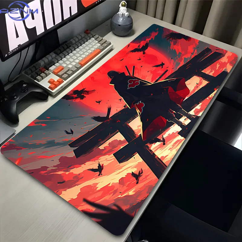 Mouse Pad Non-Slip mousepads Game play mats notebook computer Pad table mat PC carpet N-NARUTOS Uchiha Itachi Mousepad XL XXXL