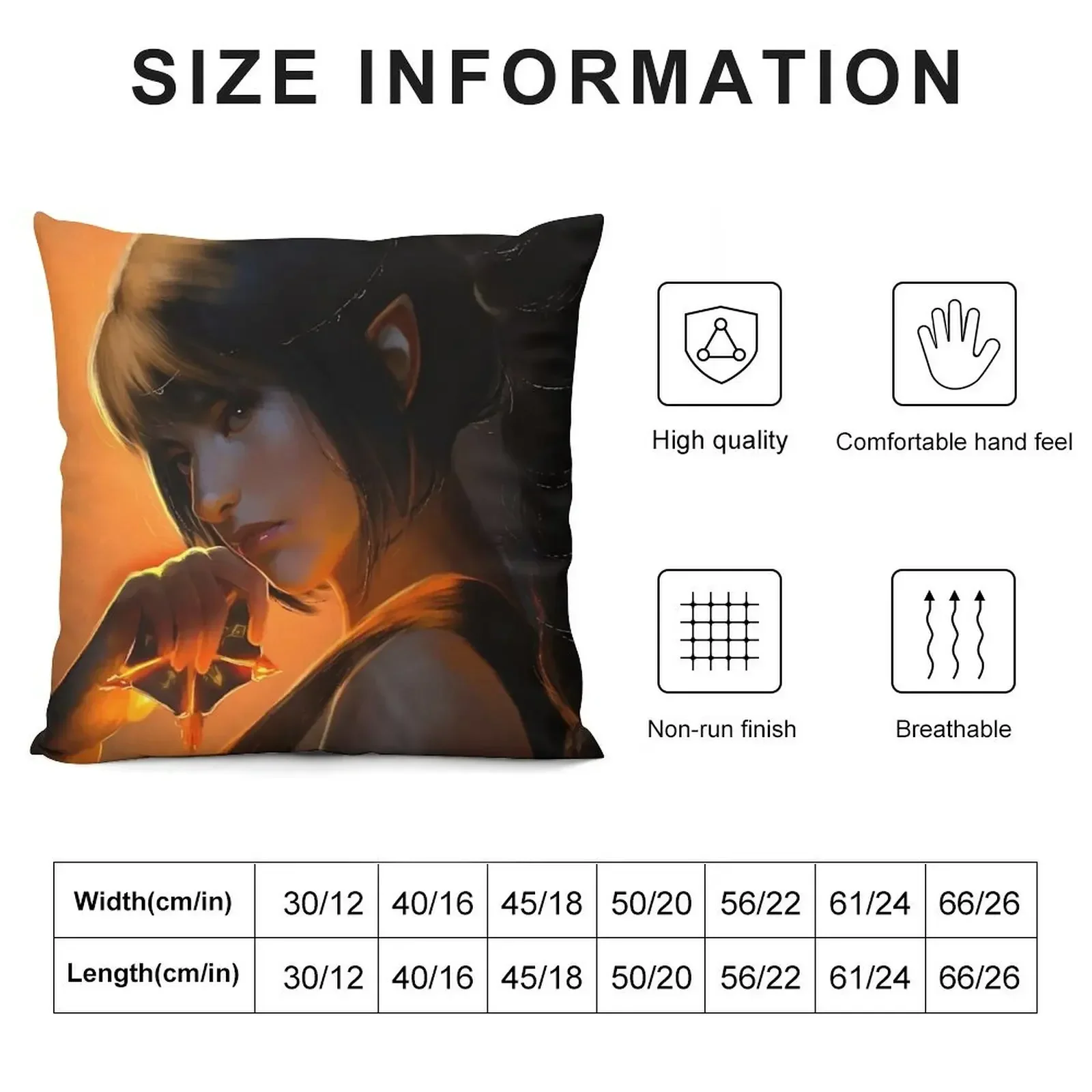 Shadowheart Throw Pillow Elastic Cover For Sofa Cushion Cover Luxury pillow