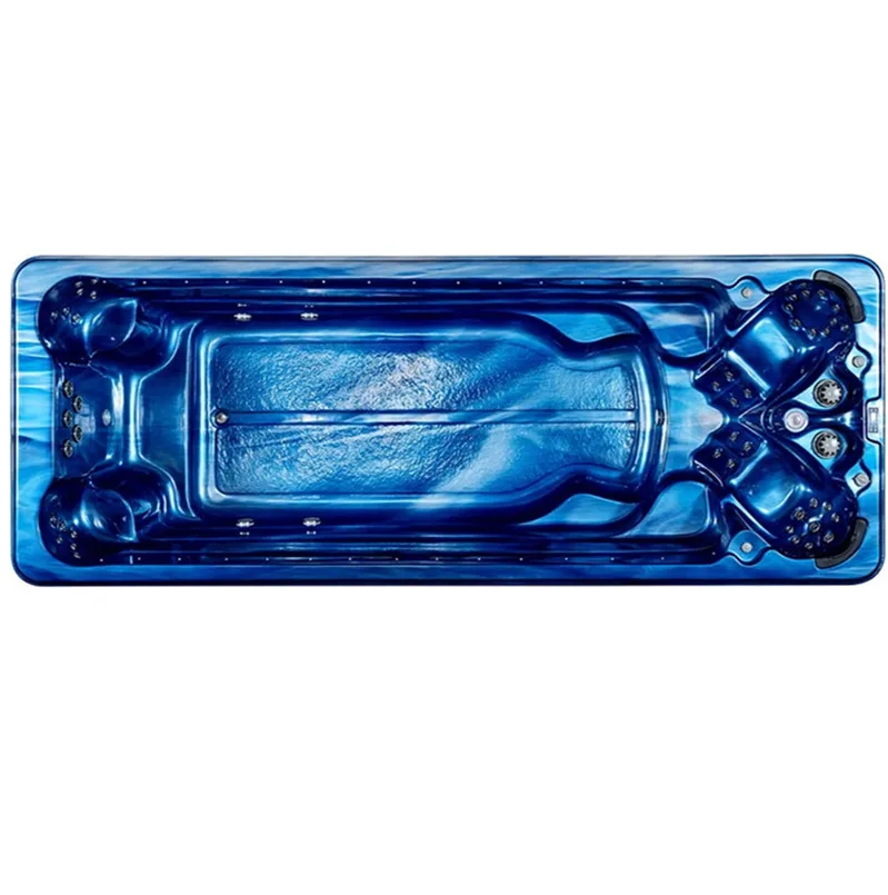 2024 Hot Sale 6m Double Boat Whirlpool Outdoor Pool Balboa Swimming Spa
