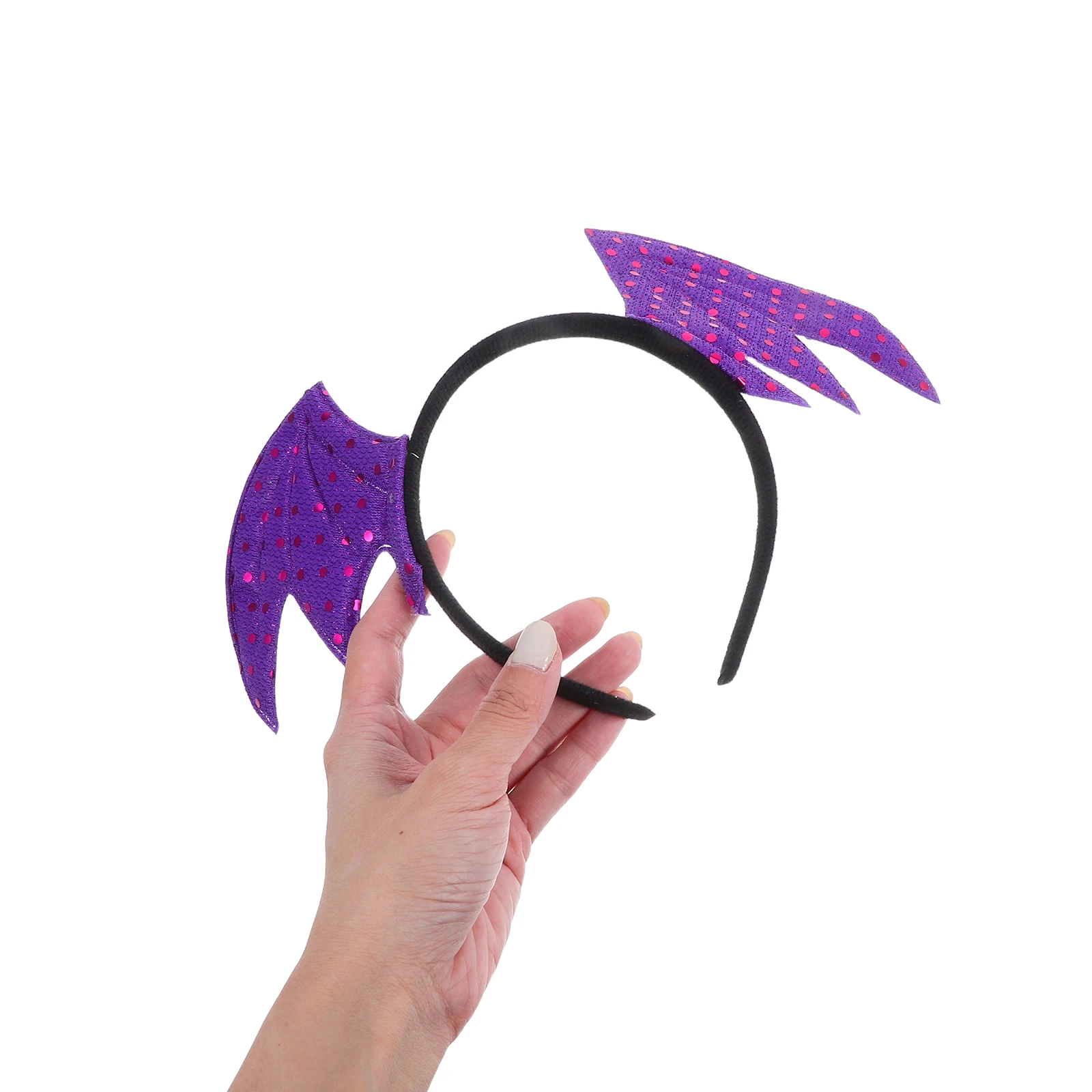 

2 set Halloween Bat Headband Fairy Wand Lightweight Comfortable Ears Headband For Women Party Accessories Festival Decorations