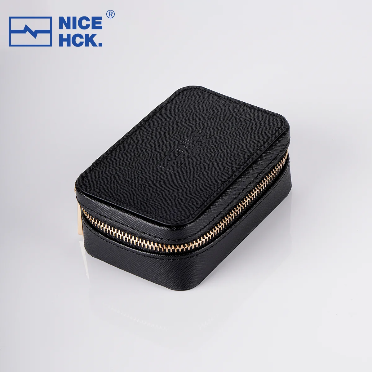 NiceHCK Earbud Zipper PU Case Carrying Storage Bag Large Capacity Cable Organizer Box for Delci Himalaya Performer8 Explorer