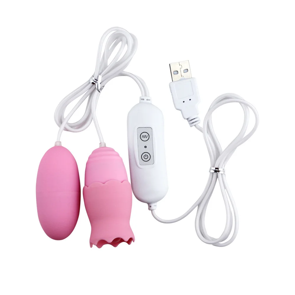 12 Modes Tongue Licking Vibrating Love Egg USB Plug G-spot Vagina Massage Vibrator Oral Clitoris Stimulator Sex Toys for Women