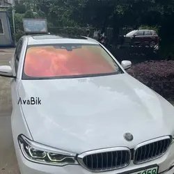 100x300cm VLT 85% red Chameleon Truck Windshield Foil, Rose Ghost red Car Front Window Tint Solar Protection Film Color Changing