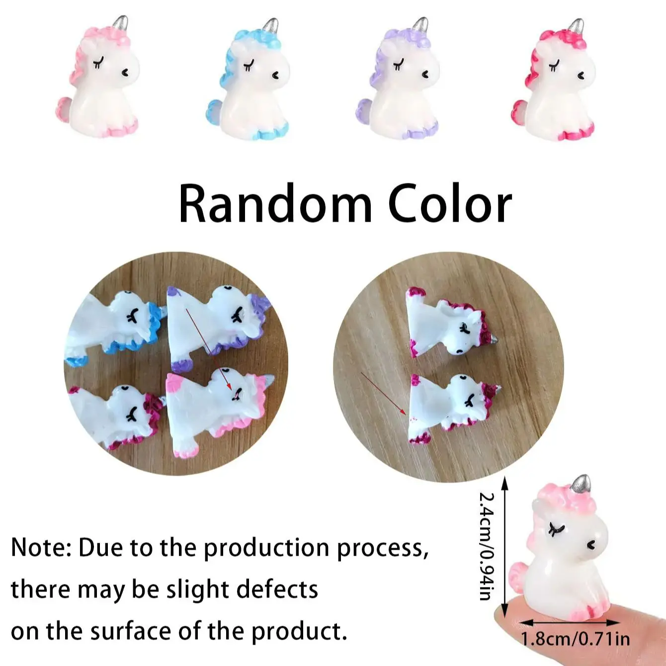 10/20 قطعة راتينج صغير لطيف يونيكورن المشهد الصغير الحلي شخصيات يونيكورن الصغيرة DIY بها بنفسك الجنية حديقة الزجاج الحاويات بوعاء