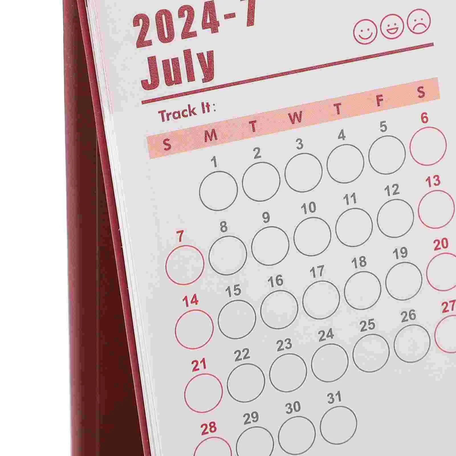 Calendrier debout à grande grille, notes de travail, décoration de bureau, petit bureau, ménage, mois décoratif