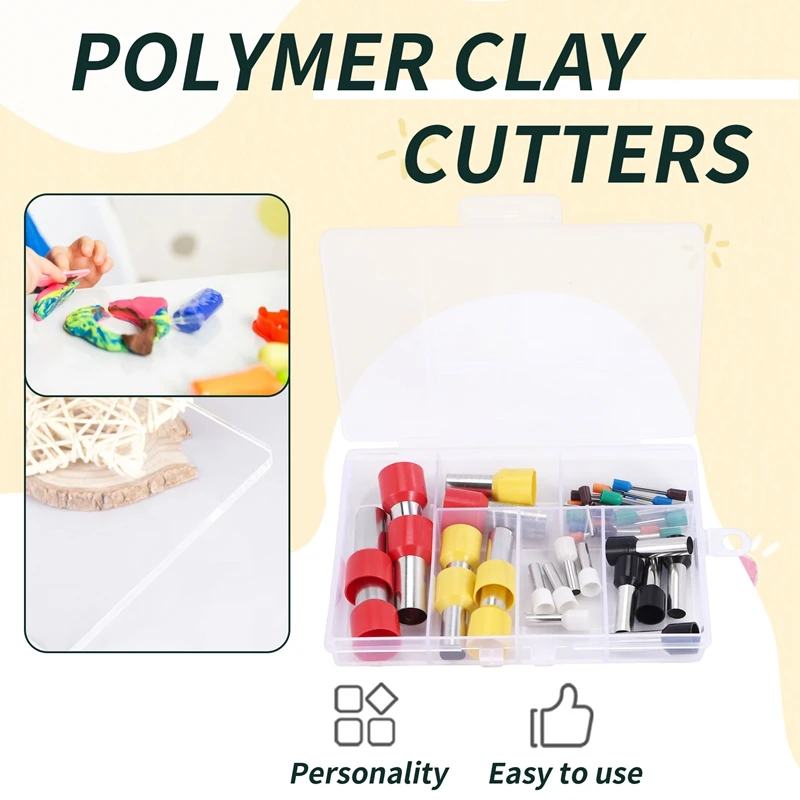 Polymer Clay Tool 45 Pcs Polymer Clay Tool Kit Acrylic Polymer Clay Roller Clay