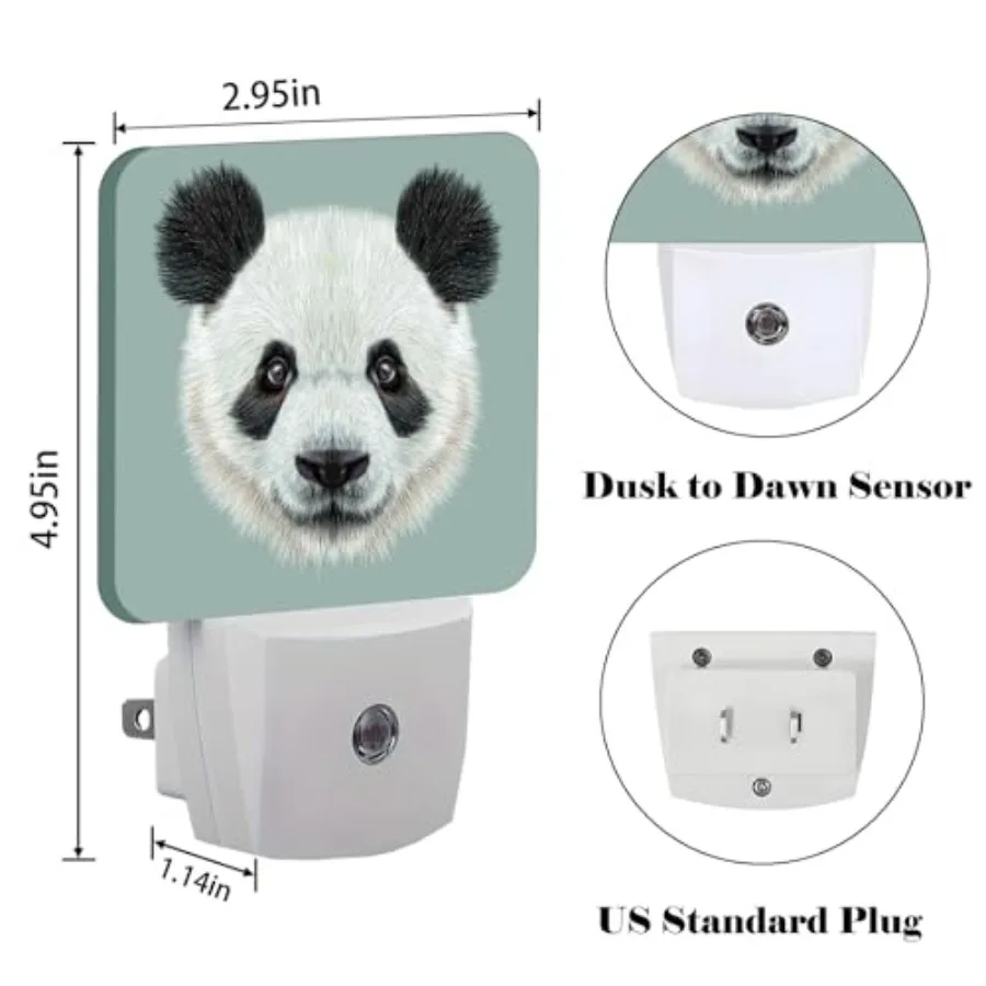 Night Light, Plug Into Wall Decor for Stairway, Hallway, Kitchen, Dusk to Dawn Sensor Nightlights for Boys/Girls/Women/Men Room