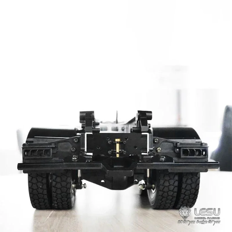 LESU RC 1/14 For Tamiya Truck Dump Truck Heavy Duty Trailer Roll-off Truck Rear Bumper H-1303 Truck DIY Accessory Toy